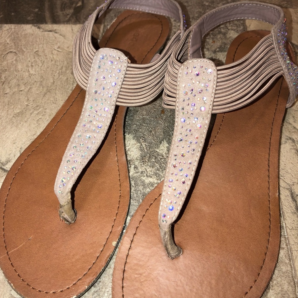 Madden Girl thong jewel sandal